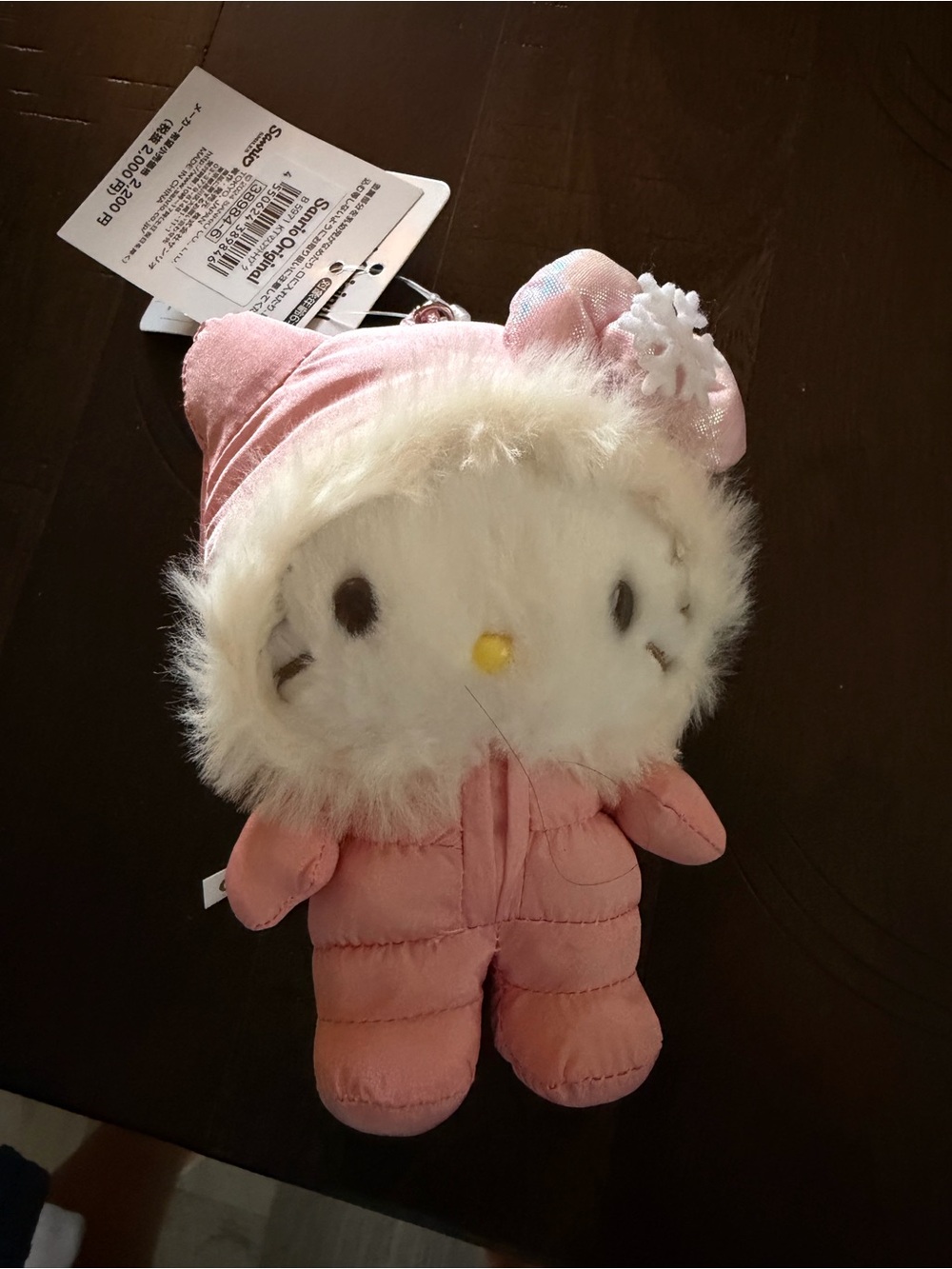 Hello Kitty Pink Winter Plush with Faux-Fur Hood